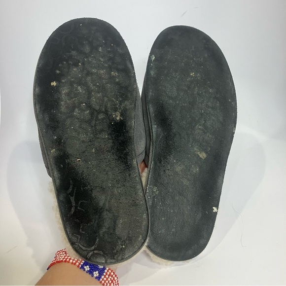 UGG Scuff casual slippers gray‎ white size men’s 10 - Picture 7 of 9